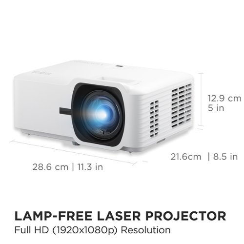 ViewSonic LS711HD 4000 Lumens 1080P Short Throw Laser Projector - White BUY ONLINE