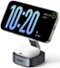 UGREEN - MagFlow 2-in-1 Wireless Charger for iPhone 12-17 Series and AirPods, Compact Foldable Charging Station (No Adapter) - Black-Front_Standard
