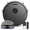 Teendow - 2 in 1 Robot Vacuum and Mop, Vacuum Cleaner with APP/Remote for Pet Hair, Self-Charging, 4 Cleaning Modes - Black-Front_Standard