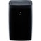 LG - 450 Sq. Ft. Smart Portable Air Conditioner with 12,000 BTU Heater - Black-Front_Standard