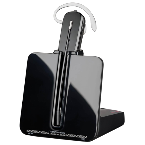 Plantronics - CS540 Wireless Headset and HL10 Handset Lifter - Black-Front_Standard 