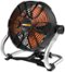 WORX - Nitro 20V Power Share Cordless 9" Work Fan with Battery and Charger - Black-Front_Standard