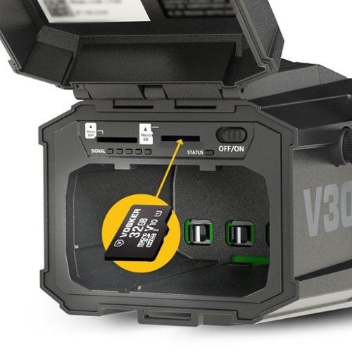 Vosker V300 Ultimate Outdoor Wireless 1080p Security System with External Solar Panel - Black BUY IN UAE