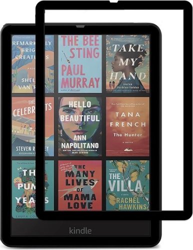 SaharaCase - ZeroDamage Tempered Glass Screen Protector for Kindle Paperwhite 2024 and Colorsoft - Clear-Front_Standard