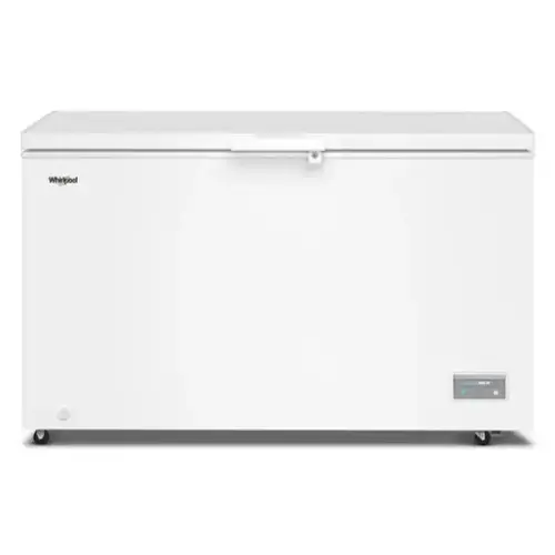 Front. Whirlpool - Whirlpool 16 cu. ft. Convertible Freezer-to-Fridge Chest Freezer with 3 Storage Baskets - White.