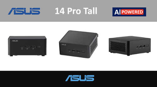 ASUS Upgraded NUC 14 Pro Tall Mini Desktop (Intel Ultra 5 135H