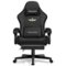 GTPlayer - Gaming Chair Fabric with Pocket Spring Cushion High Back Computer Chair - Black-Front_Standard