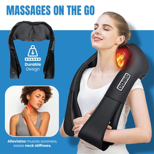 Total Tension Relief: Pursonic 3D Shiatsu Back Massager & Hot/Cold