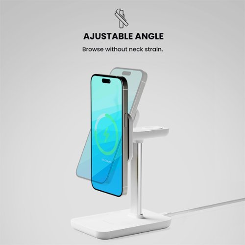 JOURNEY TRIO ULTRA 3-in-1 Fast Wireless Charging Station - White WHERE TO BUY