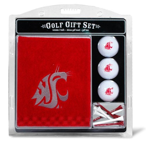Team Golf - Washington State Cougars Embroidered Golf Gift Set - Multicolor-Front_Standard 