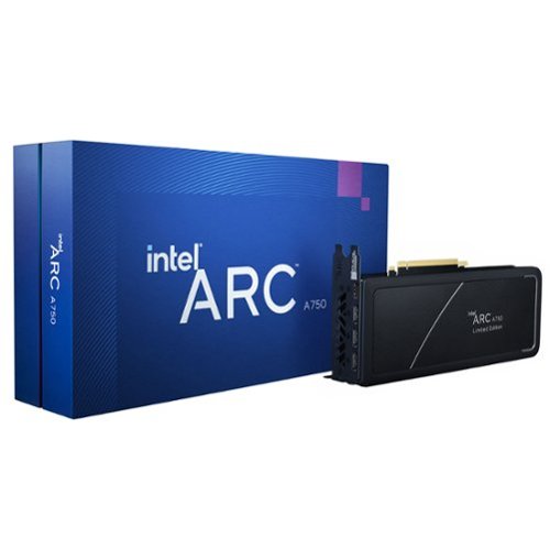 Intel Arc A750 Limited Edition 8GB GDDR6 PCI Express 4.0 Graphics Card - Black WORLDWIDE DELIVERY