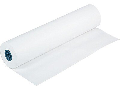 Pacon - Kraft Paper Roll, 36" x 1000' - White-Front_Standard 