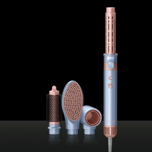 Conair InfinitiPRO by Conair DigitalAIRE Wet-to-Dry Multi Styling Wand, Powerful Hair Blow Dryer and Multi-Styler w attachments - Powder Blue WORLDWIDE DELIVERY