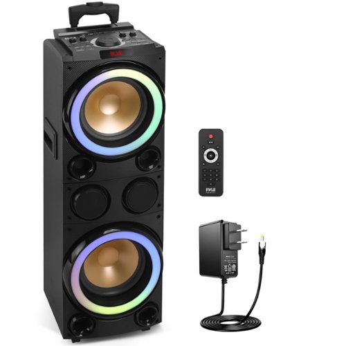 Pyle - 10'' Portable Bluetooth Speaker System-Front_Standard 
