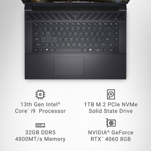 Dell G16 16 240Hz Gaming Laptop FHD+ - Intel 13th Gen Core i9 with 32GB Memory - NVIDIA GeForce RTX 4060 - 1TB SSD - Metallic Nightshade SHOP ONLINE