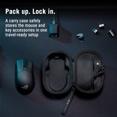 ASUS ROG Gladius IV Ultralight Optical Gaming Mouse with ROG SpeedNova Wireless Technology and Customizable Weight Tuning - Wireless - Black BUY ONLINE