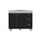 TuHome - Ferretti Utility Sink With Three Drawers And Double Door Cabinet - White / Black-Front_Standard