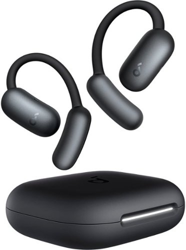 Soundcore by Anker AeroFit 2 Open-Ear Headphones Open-Ear Headphones with Adjustable Ear Hooks - Black WORLDWIDE DELIVERY
