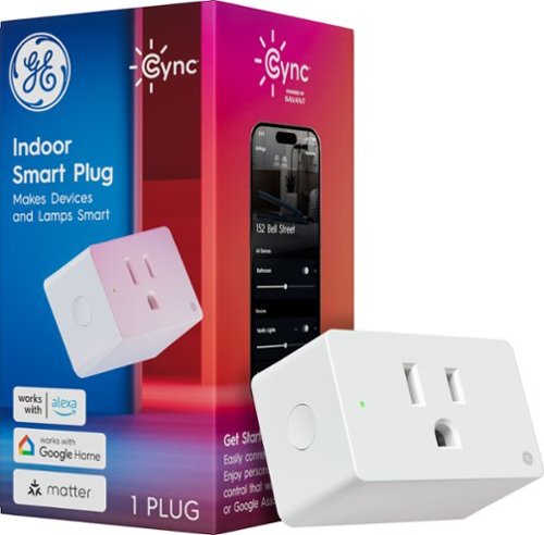 Cync Indoor Smart Plug, Matter Compatible - White
