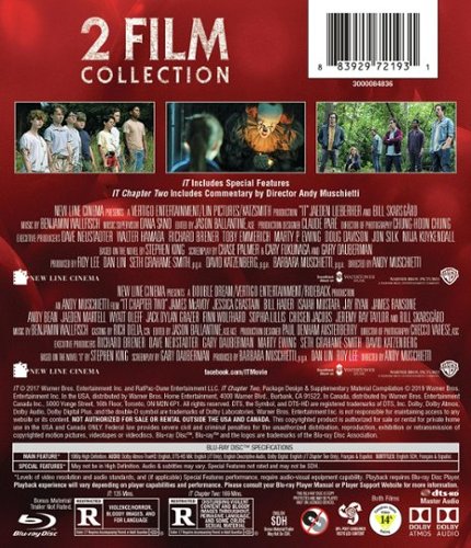 It: 2 film Collection (Blu ray Double Feature) [Blu ray] [Standard
