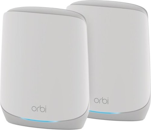 NETGEAR - Orbi 750 Series AX5200 Tri-Band Mesh Wi-Fi 6 System (2-pack) - White-Left_Standard 