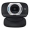 Logitech - C615 1080 Webcam with HD Light Correction - Black-Front_Standard