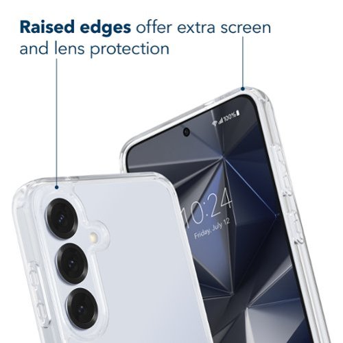 Insignia™ Hard-Shell Case for Samsung Galaxy S25+ - Clear HOW TO BUY