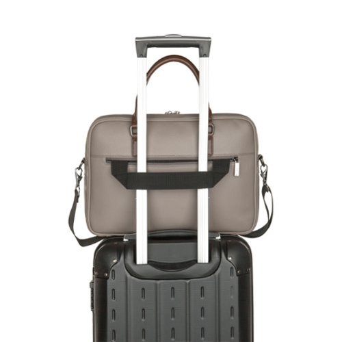 Bugatti Contrast collection - Briefcase - Gray GLOBAL SHIPPING