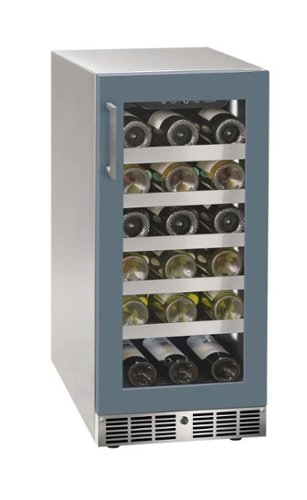 Marvel - 15"W. 3.0 Cu.Ft. Built-In Wine Refrigerator-Panel Ready Frame/Glass - Custom Panel Ready