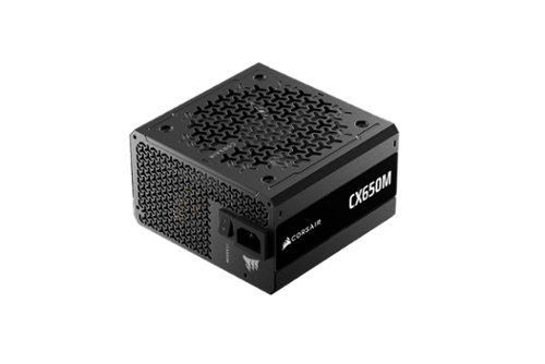 CORSAIR - CX-M Series CX650M Semi-Modular Low-Noise ATX 3.1 Power Supply - Black