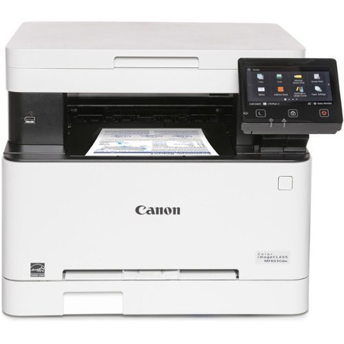 Canon - Refurbished Excellent - imageCLASS MF653Cdw Multifunction Color Laser Printer (Refurbished) - White-Front_Standard 