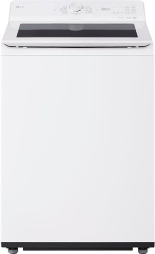 LG - 5.0 Cu. Ft. High-Efficiency Smart Top Load Washer with Easy Unload - Alpine White