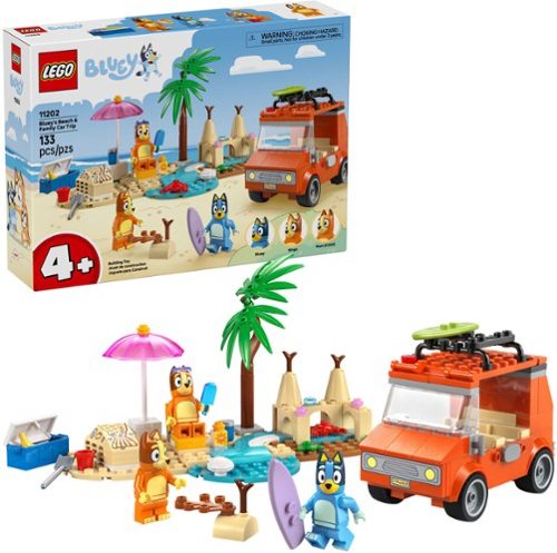 LEGO - Bluey: Bluey’s Beach & Family Car Trip 11202
