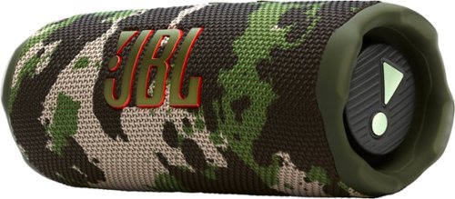 JBL Flip 7 - Portable waterproof and drop-proof speaker, Bold JBL Pro Sound with AI Sound Boost, 16Hrs of Playtime, and PushLock system with interchangeable accessories (Squad)