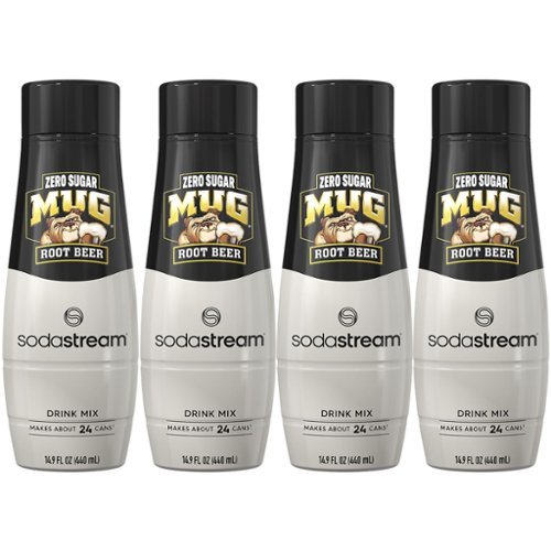SodaStream - Mug Zero Root Beer  Drink Mix  4-Pack - Brown