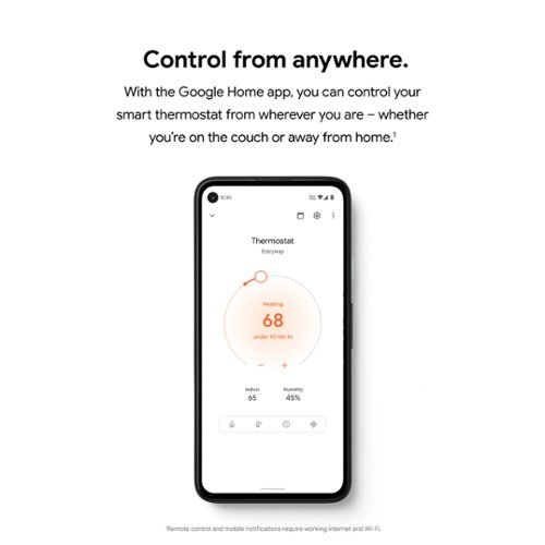 Google Nest Thermostat - Programmable Wi-Fi Smart Thermostat - Snow WHERE TO BUY