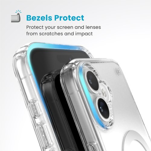 Speck Presidio Perfect Clear ClickLock Case with MagSafe for Apple iPhone 16 Plus - Clear/Chrome BUY ONLINE