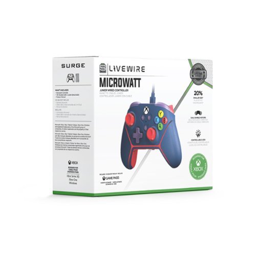 Surge Gaming Surge Livewire Microwatt Junior Controller - Blue SHOP ONLINE