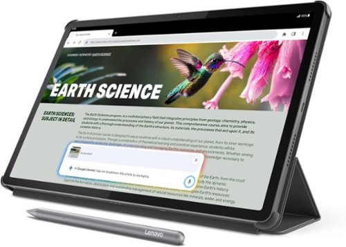 Lenovo - Idea Tab Pro with Tab Pen Plus & Folio Case - 12.7" 3K Tablet - 8GB RAM - 128GB UFS - Gray-Front_Standard 