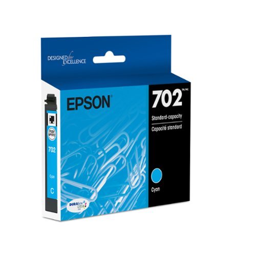 Epson - 702 Ink Cartridge - Cyan-Front_Standard 