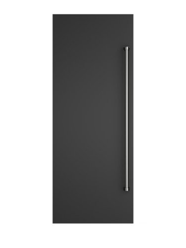30"W. Door Panel for Viking Veil FDFZIC7300L FDFZIC7300R FDREIC7300L & FDREIC7300R Ref./Frz. Models - Cast Black