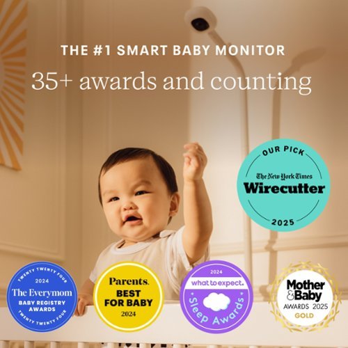 Nanit Pro Smart Baby Monitor & Floor Stand - White WORLDWIDE DELIVERY