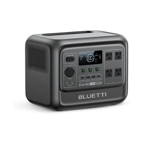 BLUETTI - 1800W Continuous/3600W Peak Output 1024Wh Portable Power Station, Push Button Start Battery Solar Generator for Outdoors (1024 Wh Capacity)-Front_Standard 