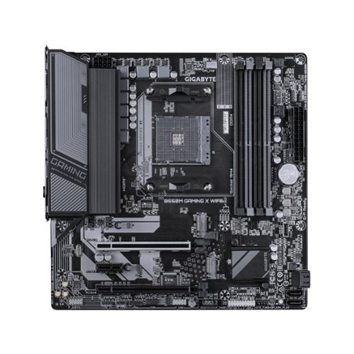 GIGABYTE - B550M GAMING X WIFI6E (Socket AM4) AMD B550 Micro-ATX DDR4 Wi-Fi 6 Motherboard - Black