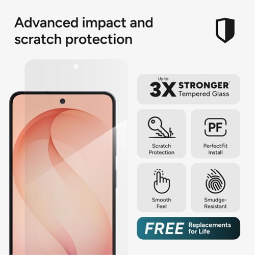 ZAGG Glass+ Defense Screen Protector for Samsung Galaxy S26+ - Clear SHOP ONLINE