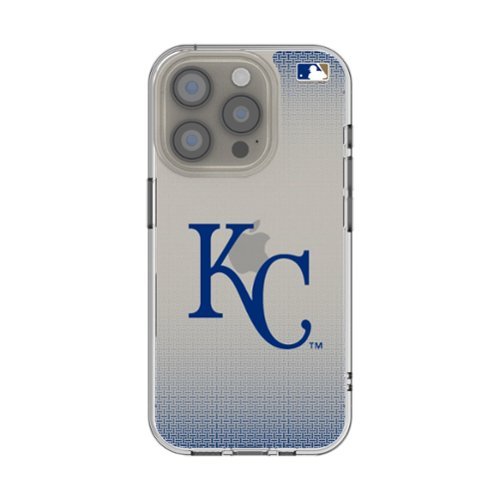 Keyscaper - MLB - Kansas City Royals Linen Logo iPhone Clear Case - 16e - Multicolor-Front_Standard 