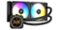 CORSAIR - iCUE H100i ELITE LCD Display Liquid CPU Cooler 120mm Fans + 240mm Radiator Liquid Cooling System + Custom IPS LCD Screen-Front_Standard