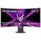 LG - UltraGear 45" OLED Dual Mode (5K2K WUHD 165Hz, WFHD 330Hz) 0.03ms G-Sync/FreeSync Premium Pro Gaming Monitor - Black-Front_Standard