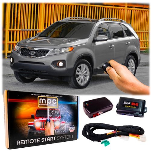 MPC - Factory Remote Activated Start Kit For 2010-2013 Kia Sorento - Key-to-Start - Black-Front_Standard 