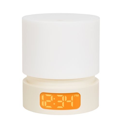 La Crosse Technology - Nikko Light Assist Digital Alarm Clock - White-Front_Standard 